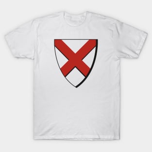 Knight Shield with red X on it T-Shirt